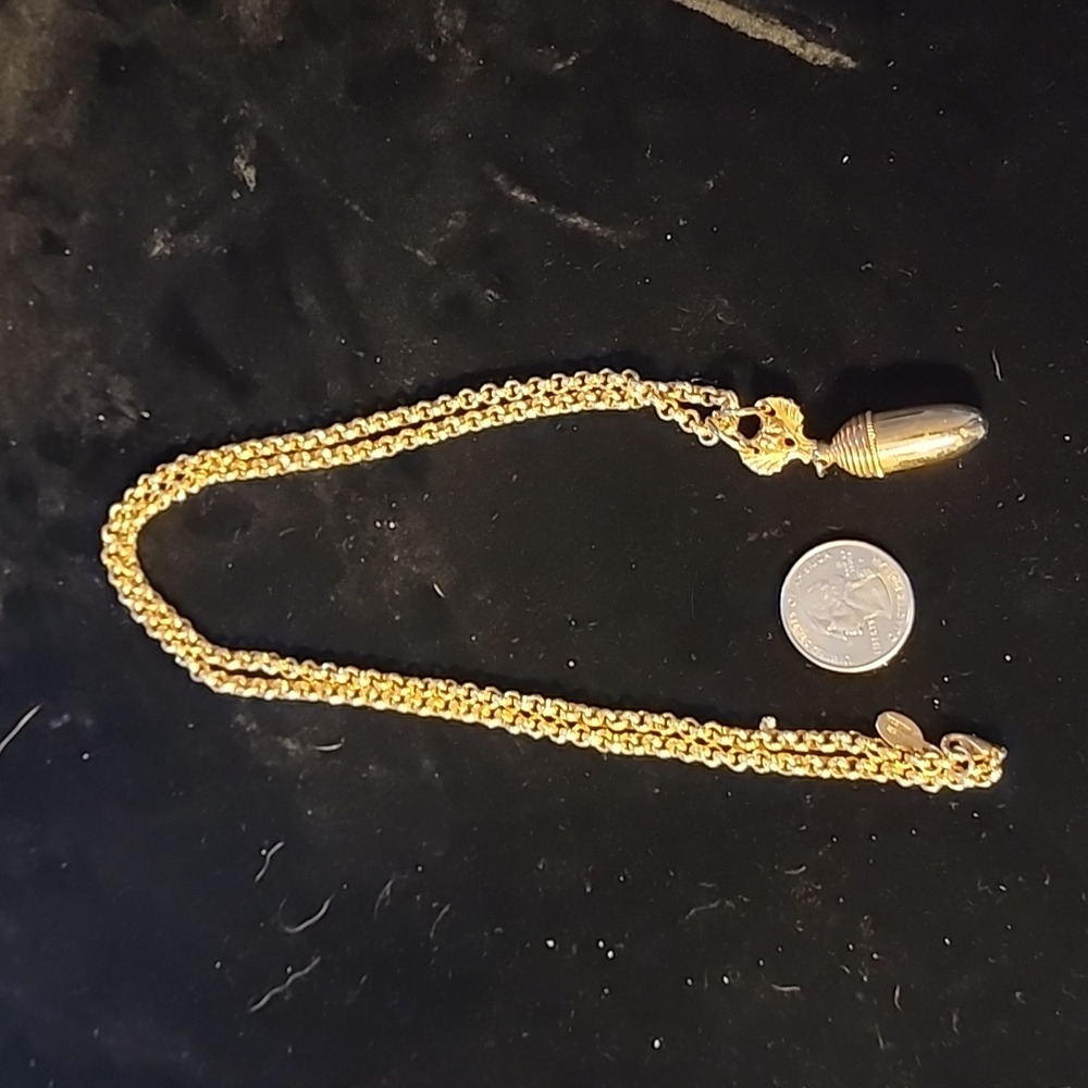 Signed Dexter Wilson Necklace w/ Money Bag in Capsule
